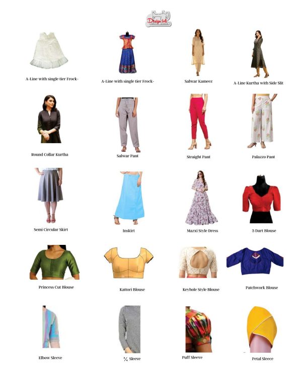 Beginners Practical Pattern Making Book-20 Designs (Women & Kids Wear)